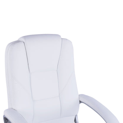 CHAIR DHARA WITH PU WHITE SORA 63x67x112