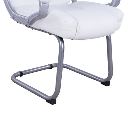 CHAIR DHARA WITH PU WHITE SORA 63x67x112