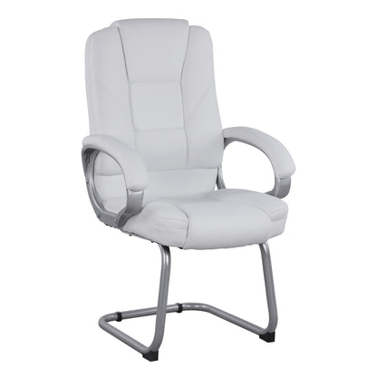 CHAIR DHARA WITH PU WHITE SORA 63x67x112