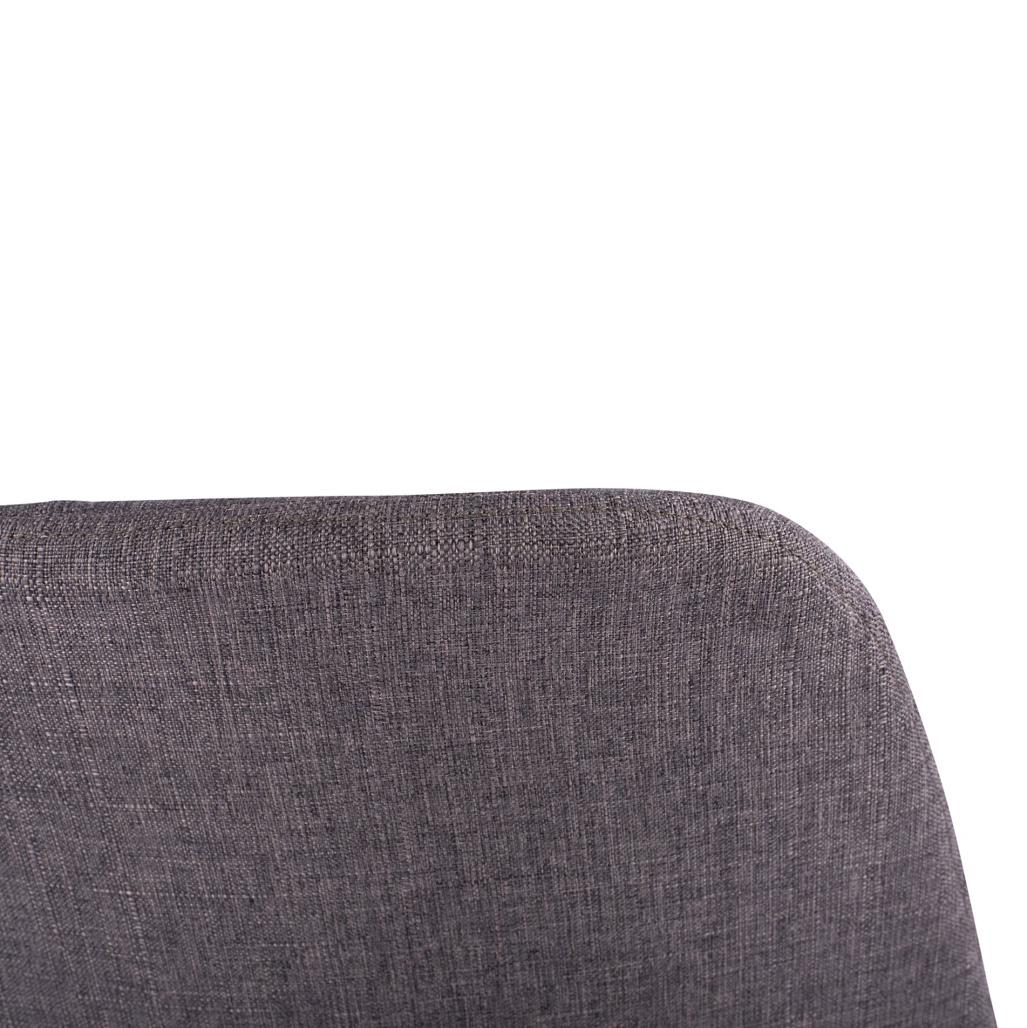 LEONARDO CHAIR WITH METAL LEGS & BROWN FABRIC 44x55x85