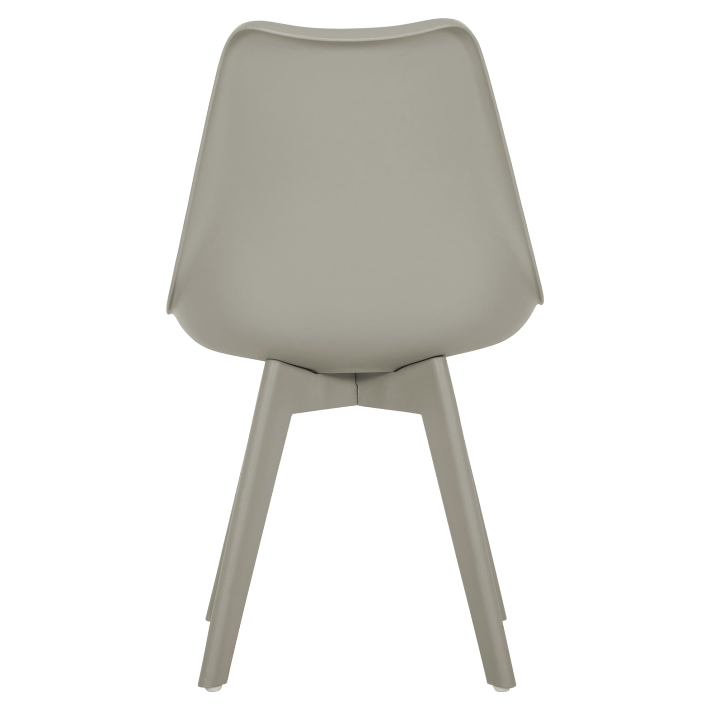 CHAIR VEGAS WITH POLYPROPYLENE LEG PU GREY 48x56x82
