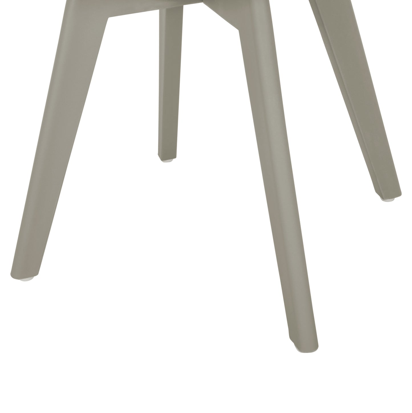 CHAIR VEGAS WITH POLYPROPYLENE LEG PU GREY 48x56x82