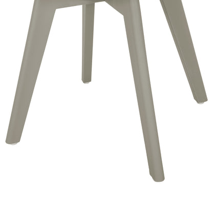 CHAIR VEGAS WITH POLYPROPYLENE LEG PU GREY 48x56x82