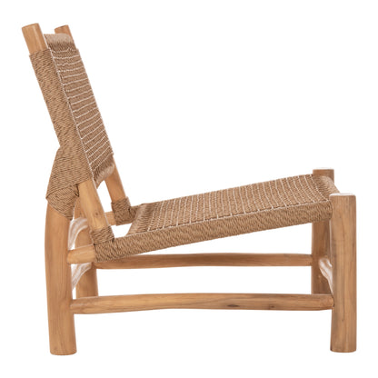ΚΑΡΕΚΛΑ LONDER ΞΥΛΟ TEAK ΣΕ ΦΥΣΙΚΟ ΚΑΙ ΣΥΝΘΕΤΙΚΟ RATTAN 63x77x77
