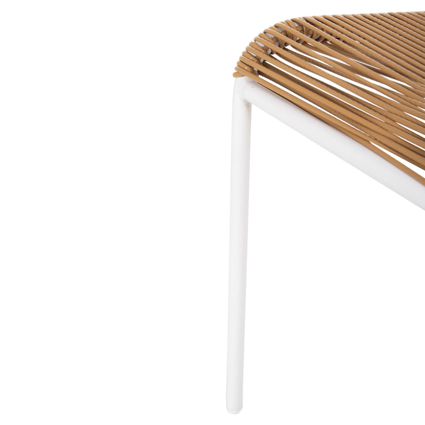 ΚΑΡΕΚΛΑ SUKI ΜΕΤΑΛΛO ΛΕΥΚΟ KAI ΣΥΝΘ. RATTAN ΣΕ ΦΥΣΙΚΟ 54x62x80