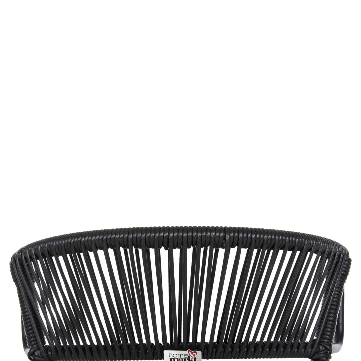 ΚΑΡΕΚΛΑ SUKI ΜΕΤΑΛΛO KAI ΣΥΝΘΕΤΙΚΟ RATTAN ΣΕ ΜΑΥΡΟ 54x62x80