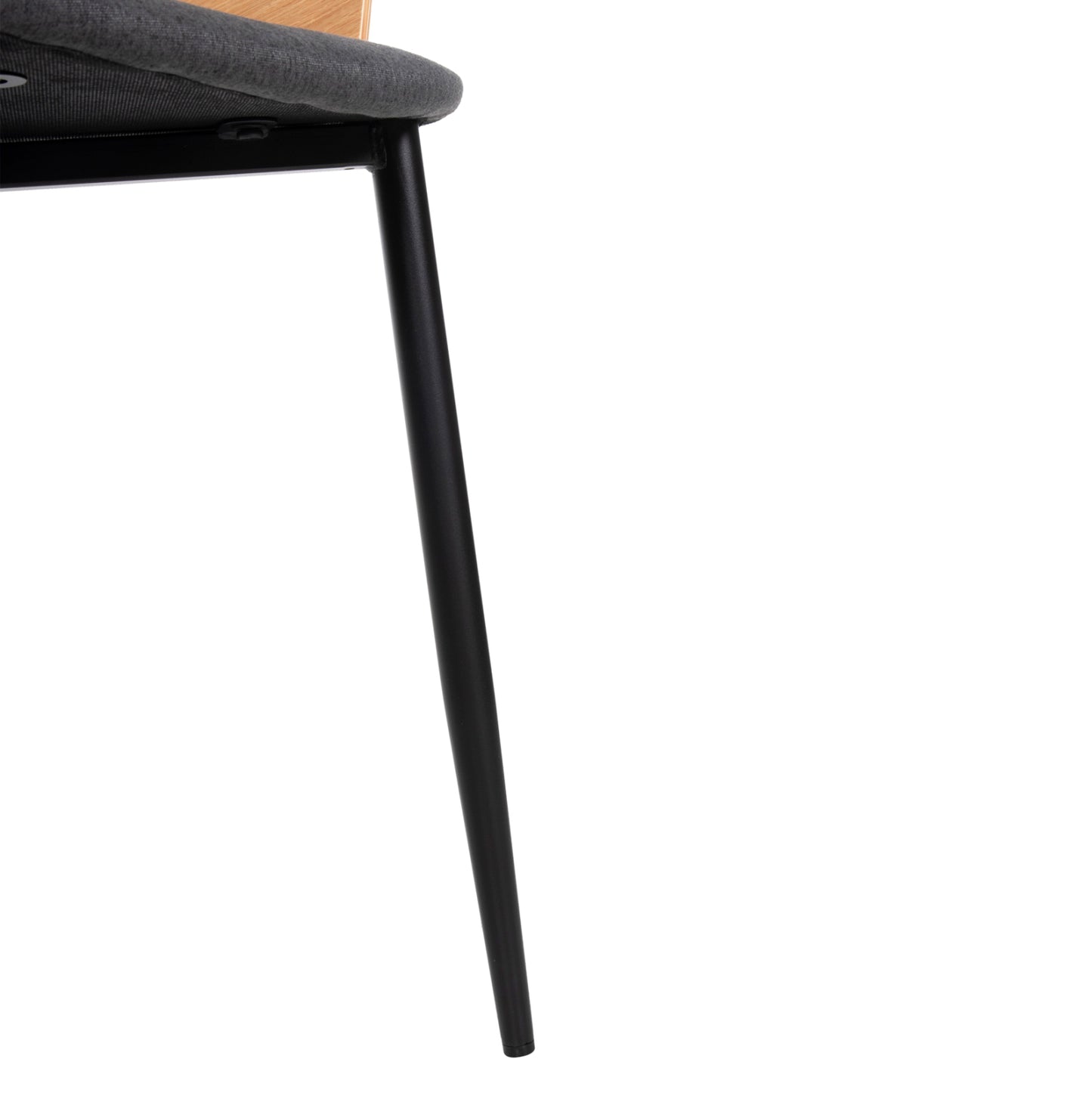 ΚΑΡΕΚΛΑ VELP ΞΥΛΟ ΣΕ ΦΥΣΙΚΟ ΓΚΡΙ ΥΦΑΣΜΑ ΜΑΥΡΑ ΜΕΤΑΛ. ΠΟΔΙΑ 55,5x50x79