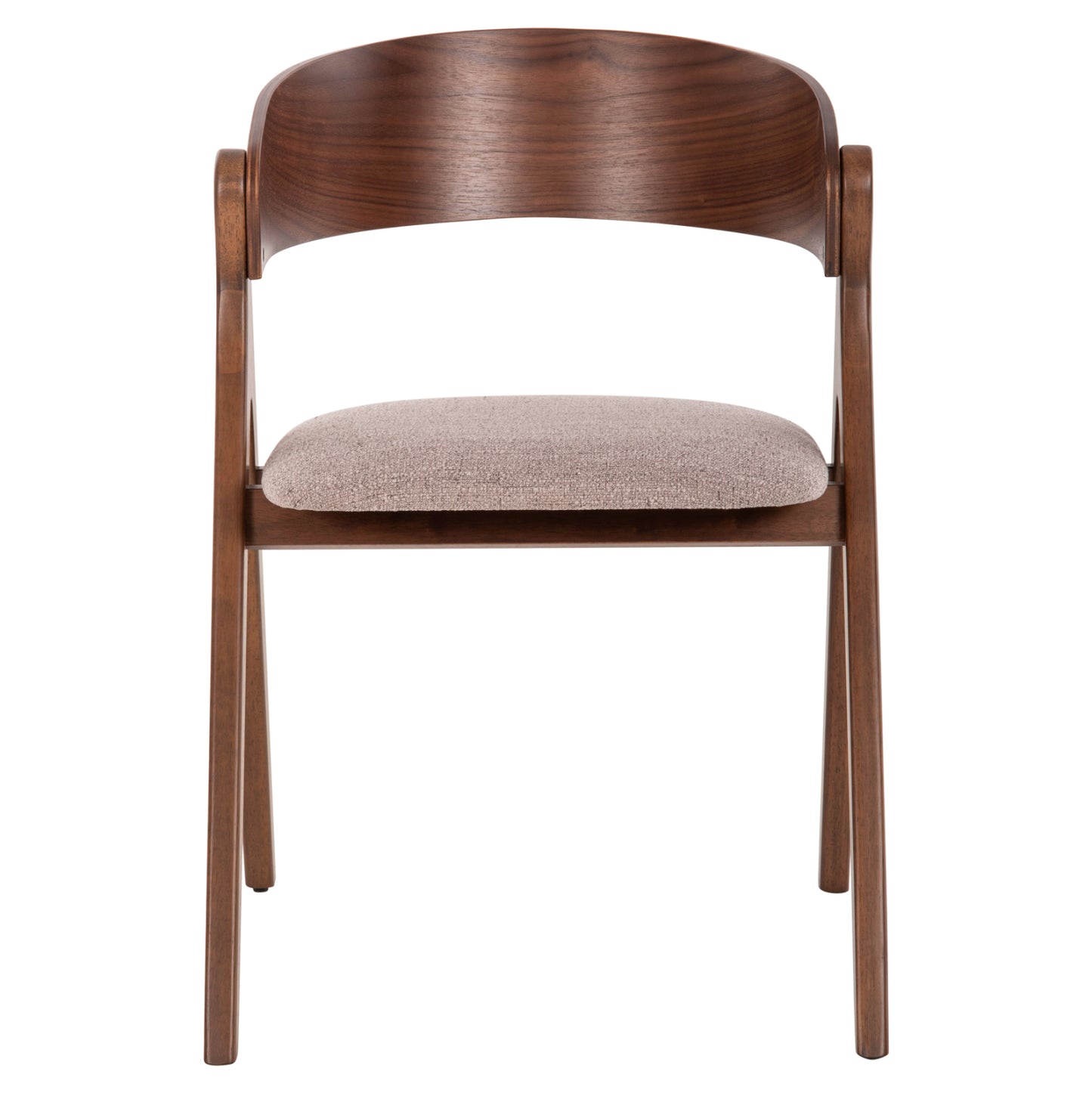 ΚΑΡΕΚΛΑ NEKKER RUBBERWOOD ΣΕ ΚΑΡΥΔΙ ΜΠΕΖ ΥΦΑΣΜΑ ΚΑΘΙΣΜΑ 56x55x78
