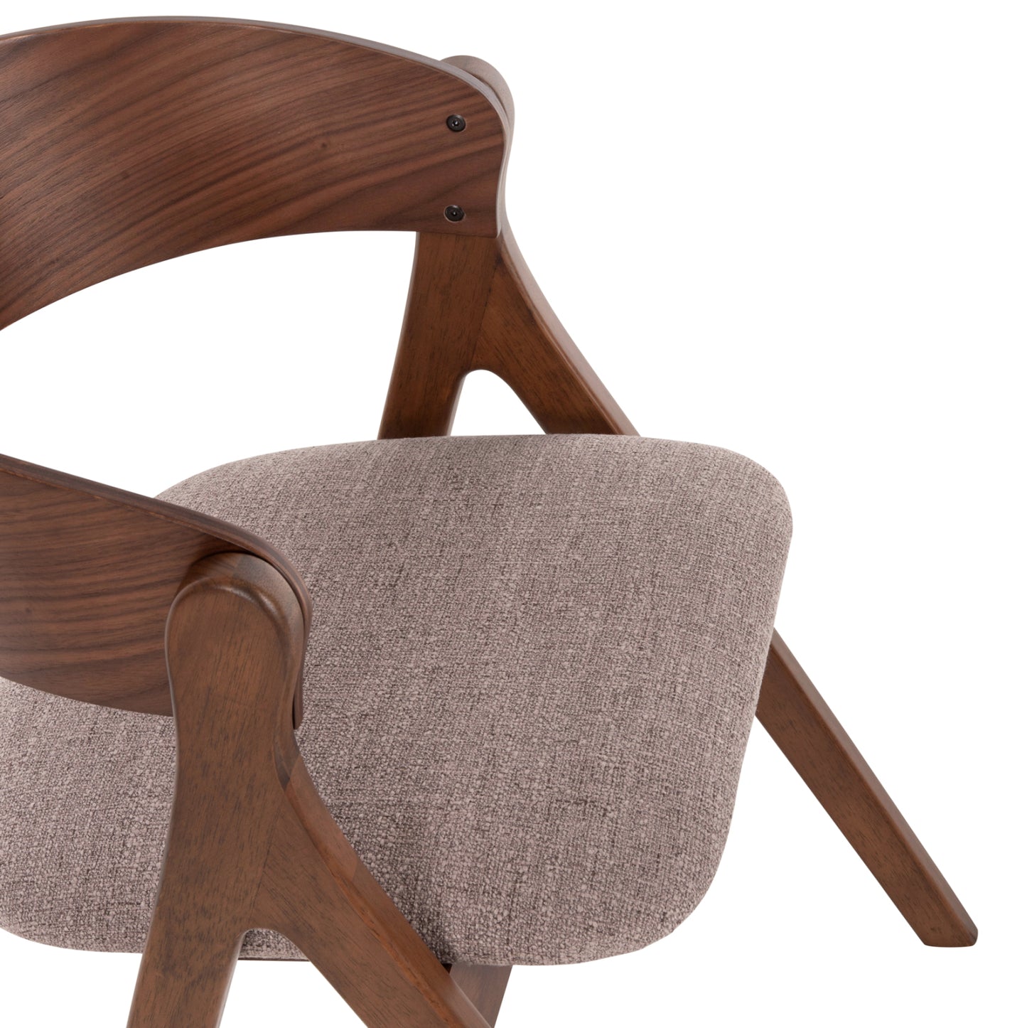 ΚΑΡΕΚΛΑ NEKKER RUBBERWOOD ΣΕ ΚΑΡΥΔΙ ΜΠΕΖ ΥΦΑΣΜΑ ΚΑΘΙΣΜΑ 56x55x78