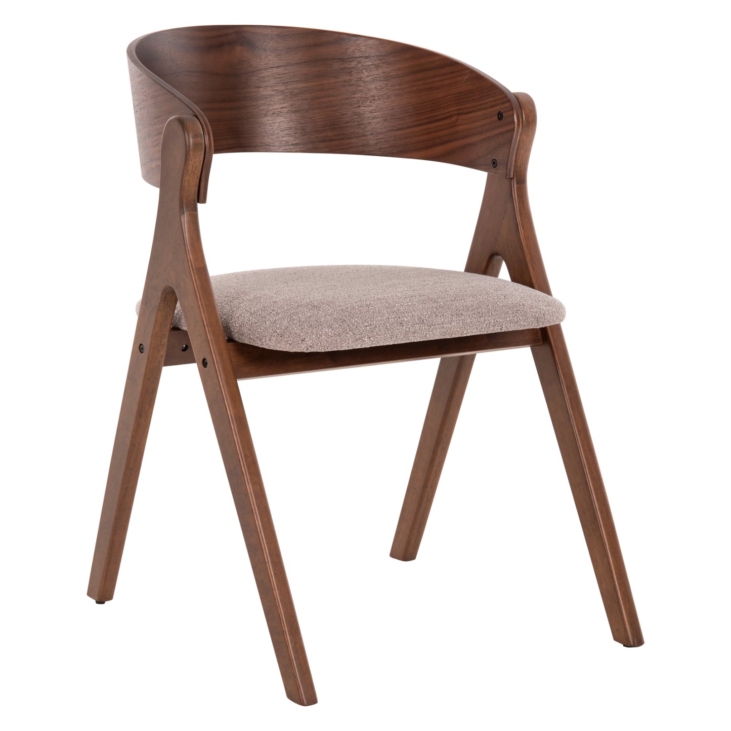 ΚΑΡΕΚΛΑ NEKKER RUBBERWOOD ΣΕ ΚΑΡΥΔΙ ΜΠΕΖ ΥΦΑΣΜΑ ΚΑΘΙΣΜΑ 56x55x78
