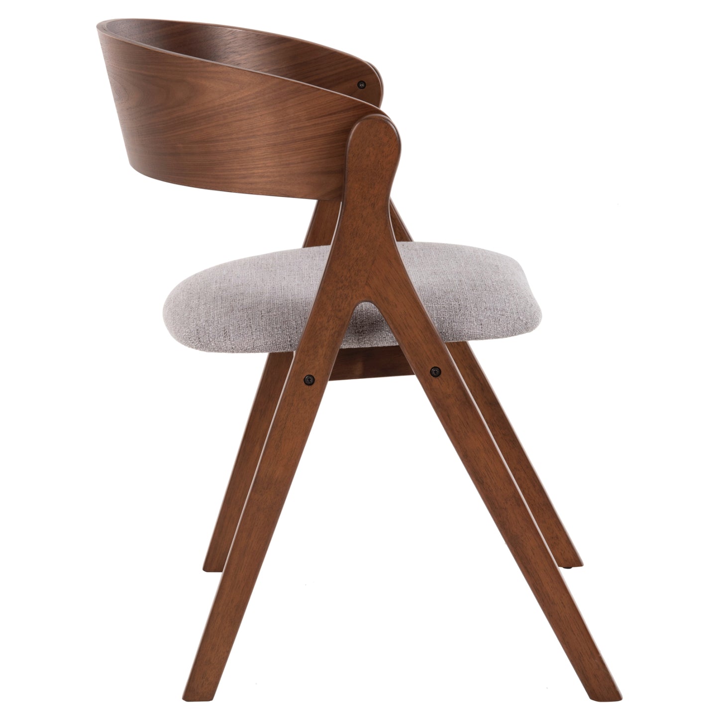 ΚΑΡΕΚΛΑ NEKKER RUBBERWOOD ΣΕ ΚΑΡΥΔΙ ΓΚΡΙ ΥΦΑΣΜΑ ΚΑΘΙΣΜΑ 56x55x78