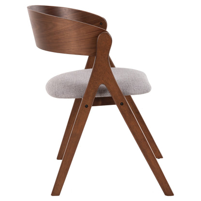 ΚΑΡΕΚΛΑ NEKKER RUBBERWOOD ΣΕ ΚΑΡΥΔΙ ΓΚΡΙ ΥΦΑΣΜΑ ΚΑΘΙΣΜΑ 56x55x78