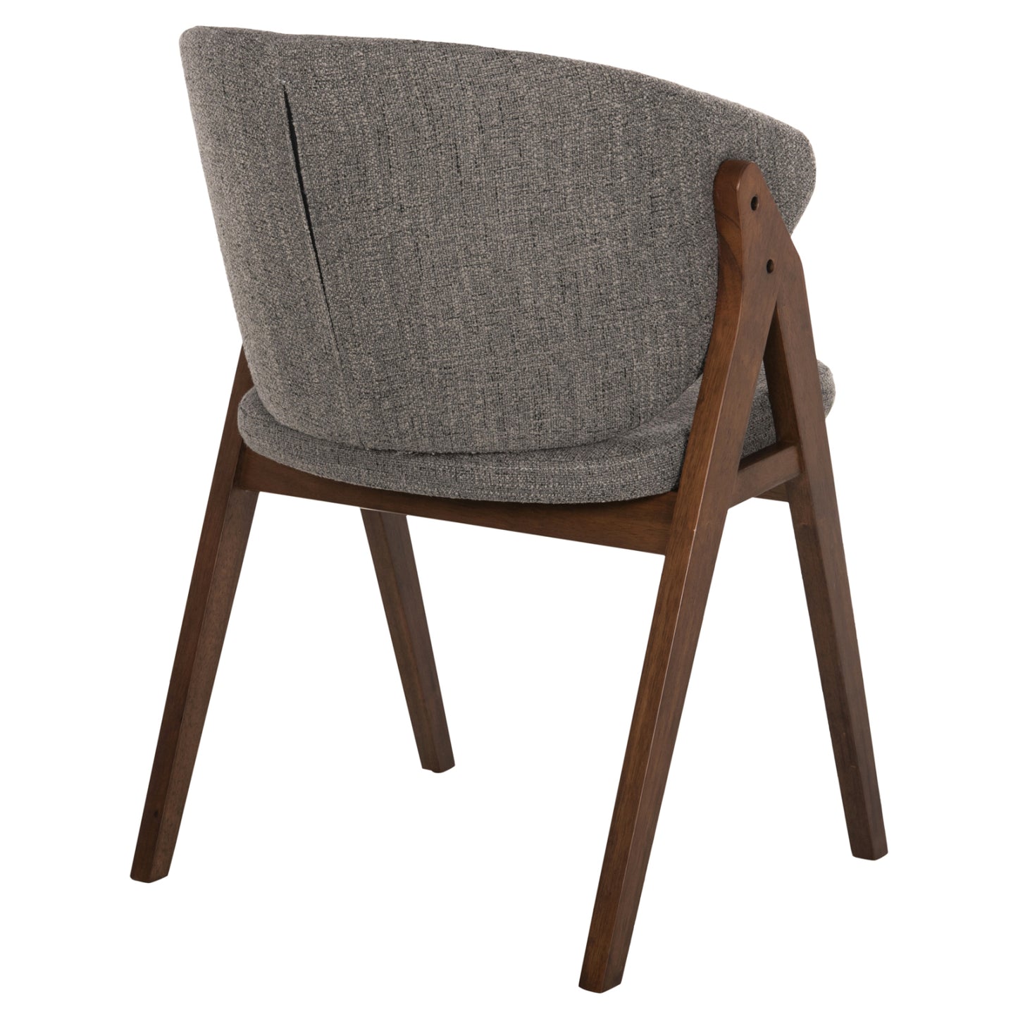ΚΑΡΕΚΛΑ HANA RUBBERWOOD ΣΕ ΚΑΡΥΔΙ ΧΡΩΜΑ ΓΚΡΙ ΥΦΑΣΜΑ 55x60x84