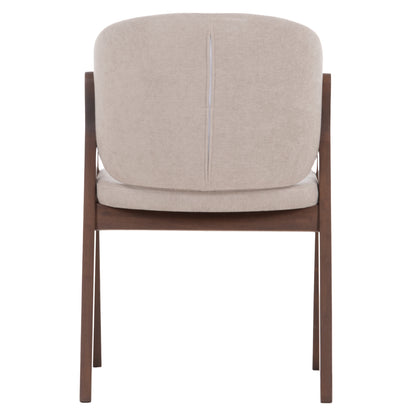 ΚΑΡΕΚΛΑ HANA RUBBERWOOD ΣΕ ΜΑΥΡΟ ΧΡΩΜΑ-ΓΚΡΙ ΥΦΑΣΜΑ 55,5x60x85