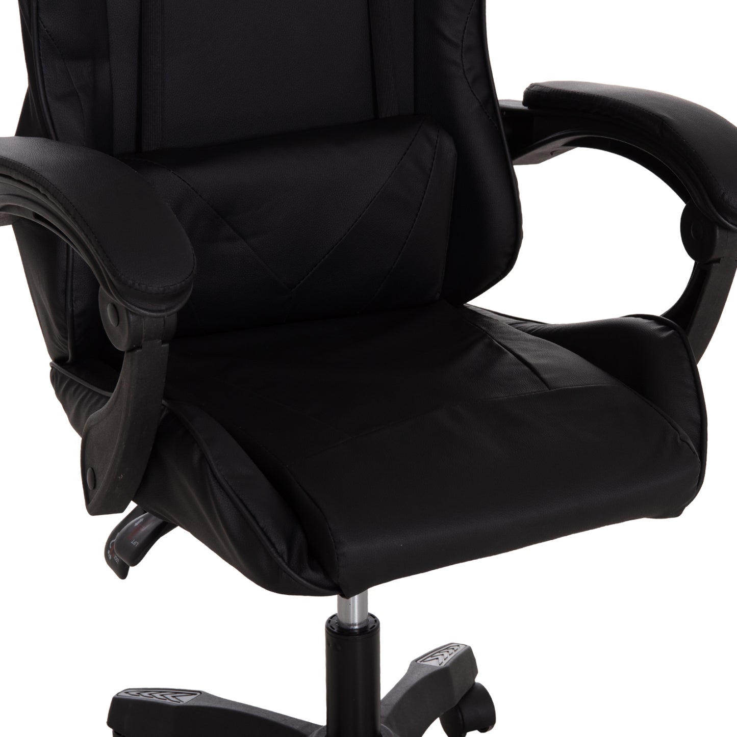 ΚΑΡΕΚΛΑ GAMING STRATUS ΜΑΥΡΟ PVC-ΜΕ ΜΑΞIΛΑΡΑΚΙΑ ΜΕΣΗΣ/ΚΕΦΑΛΗΣ 60x59x117
