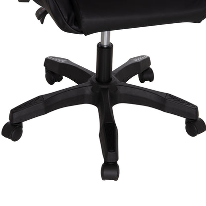 ΚΑΡΕΚΛΑ GAMING STRATUS ΜΑΥΡΟ PVC-ΜΕ ΜΑΞIΛΑΡΑΚΙΑ ΜΕΣΗΣ/ΚΕΦΑΛΗΣ 60x59x117