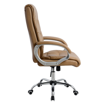 ZAMORA EXECUTIVE OFFICE CHAIR IN CAMEL COLOUR 51x71x123