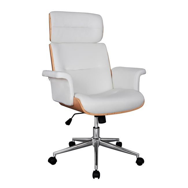 ΚΑΡΕΚΛΑ ΓΡΑΦΕΙΟΥ ΔΙΕΥΘΥΝΤΙΚΗ SUPERIOR PRO SONAMA ΛΕΥΚΟ PU 74x74x116