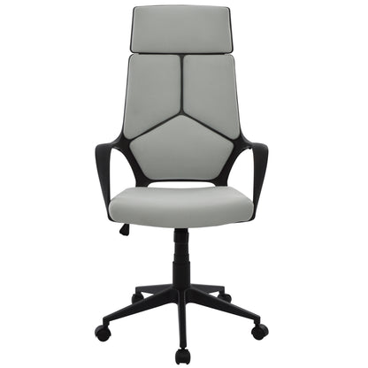 OFFICE CHAIR ANIVIA GREY & BLACK FRAME 64x61x127