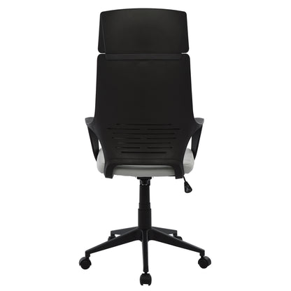 OFFICE CHAIR ANIVIA GREY & BLACK FRAME 64x61x127