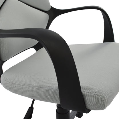 OFFICE CHAIR ANIVIA GREY & BLACK FRAME 64x61x127