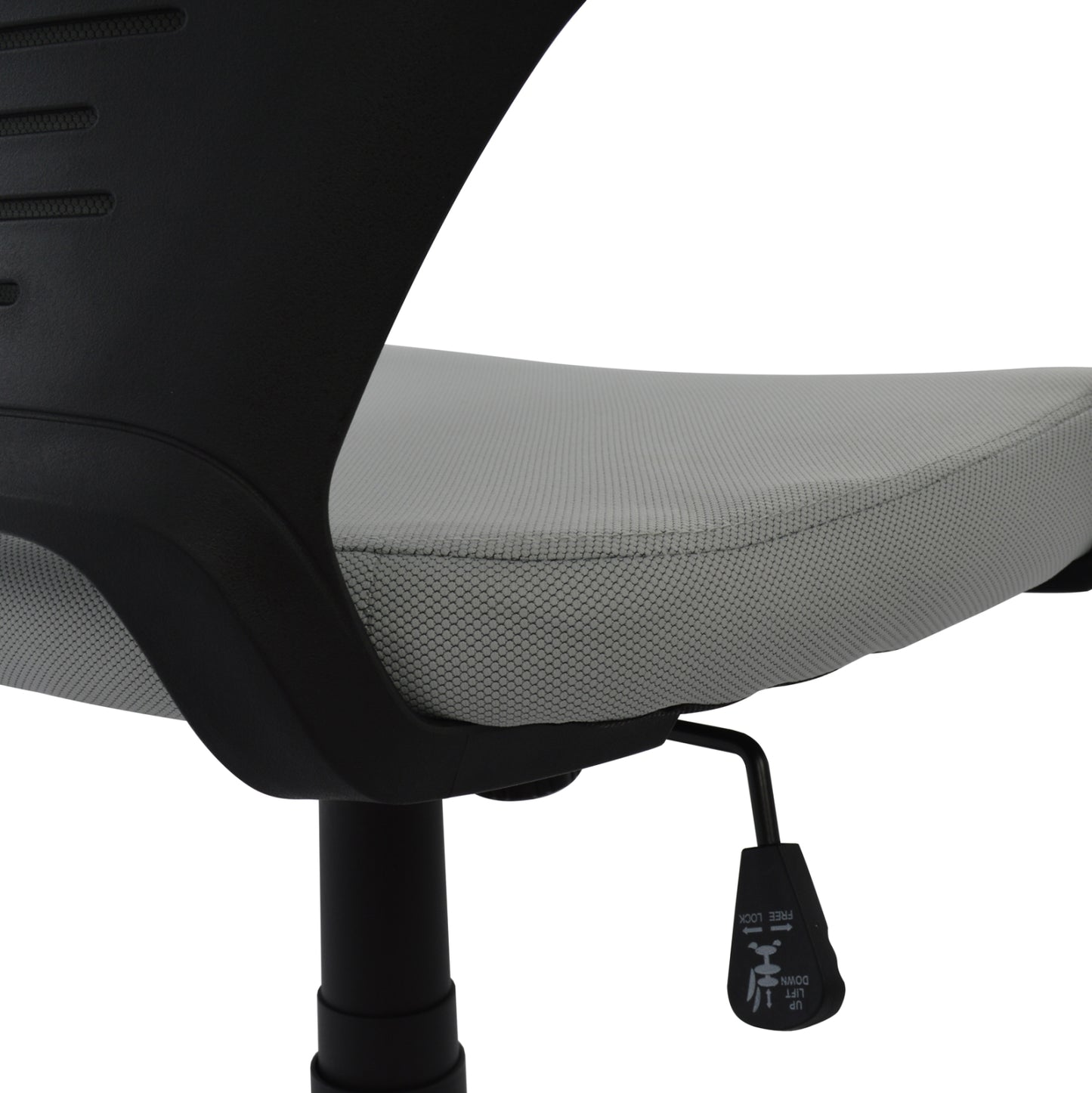 OFFICE CHAIR ANIVIA GREY & BLACK FRAME 64x61x127