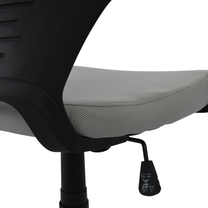 OFFICE CHAIR ANIVIA GREY & BLACK FRAME 64x61x127