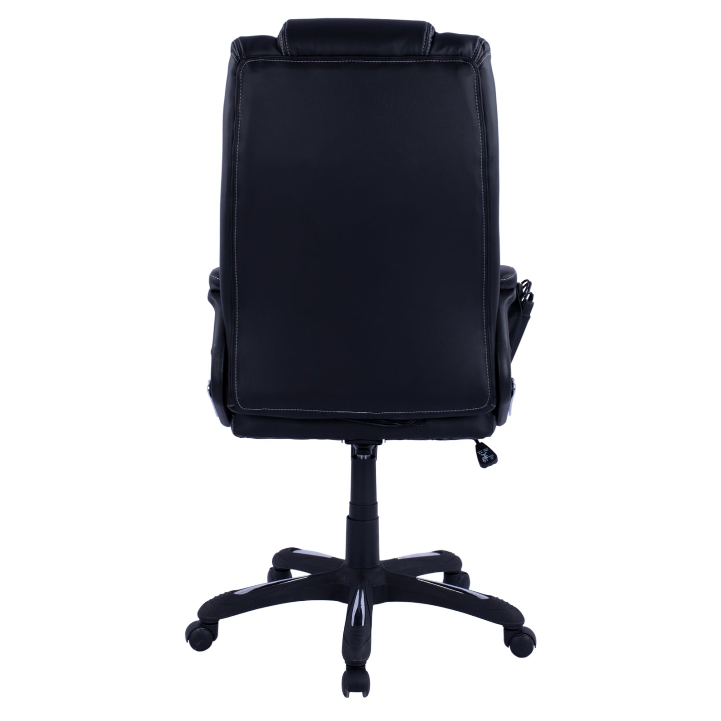 ΚΑΡΕΚΛΑ ΓΡΑΦΕΙΟΥ THORIN ΜΕ MASSAGE ΜΑΥΡΗ 62x70x127