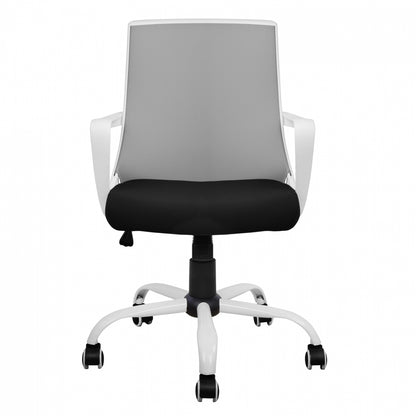 OFFICE CHAIR MALFOI GREY MESH & METAL LEG 58x59x103