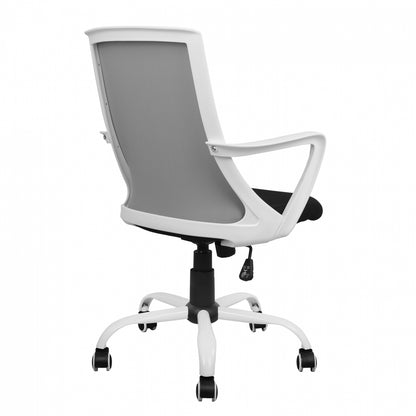 OFFICE CHAIR MALFOI GREY MESH & METAL LEG 58x59x103