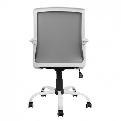 OFFICE CHAIR MALFOI GREY MESH & METAL LEG 58x59x103