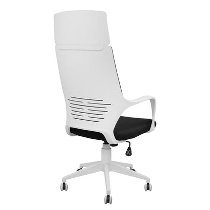 OFFICE CHAIR ANIVIA BLACK & WHITE LEG 64x61x126