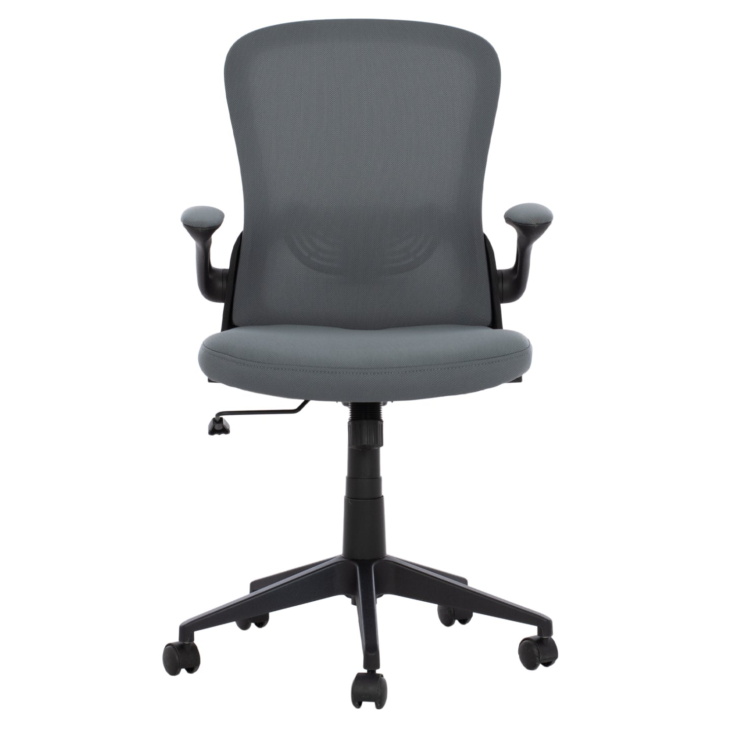 ΚΑΡΕΚΛΑ ΓΡΑΦΕΙΟΥ ELSIR ΜΑΥΡΟΣ ΣΚΕΛΕΤΟΣ ΓΚΡΙ MESH 60x56x105