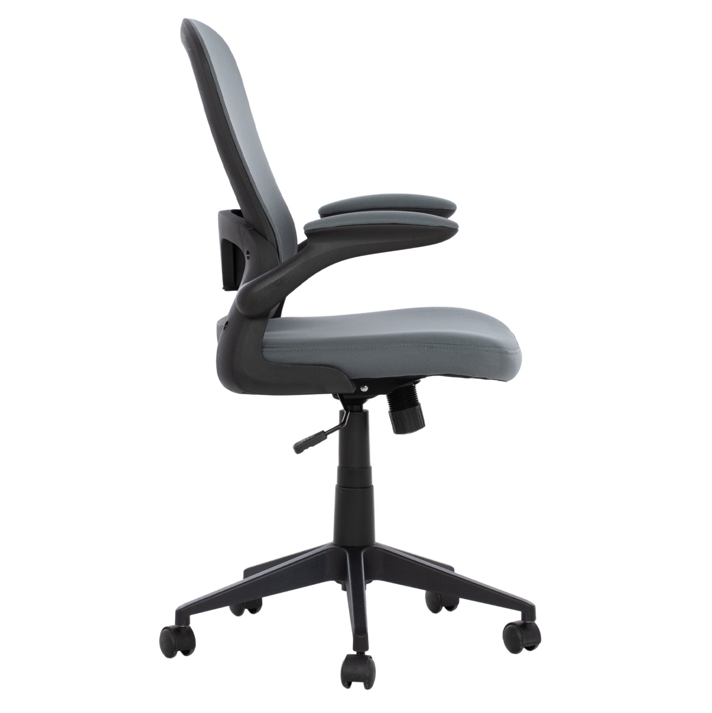 ΚΑΡΕΚΛΑ ΓΡΑΦΕΙΟΥ ELSIR ΜΑΥΡΟΣ ΣΚΕΛΕΤΟΣ ΓΚΡΙ MESH 60x56x105