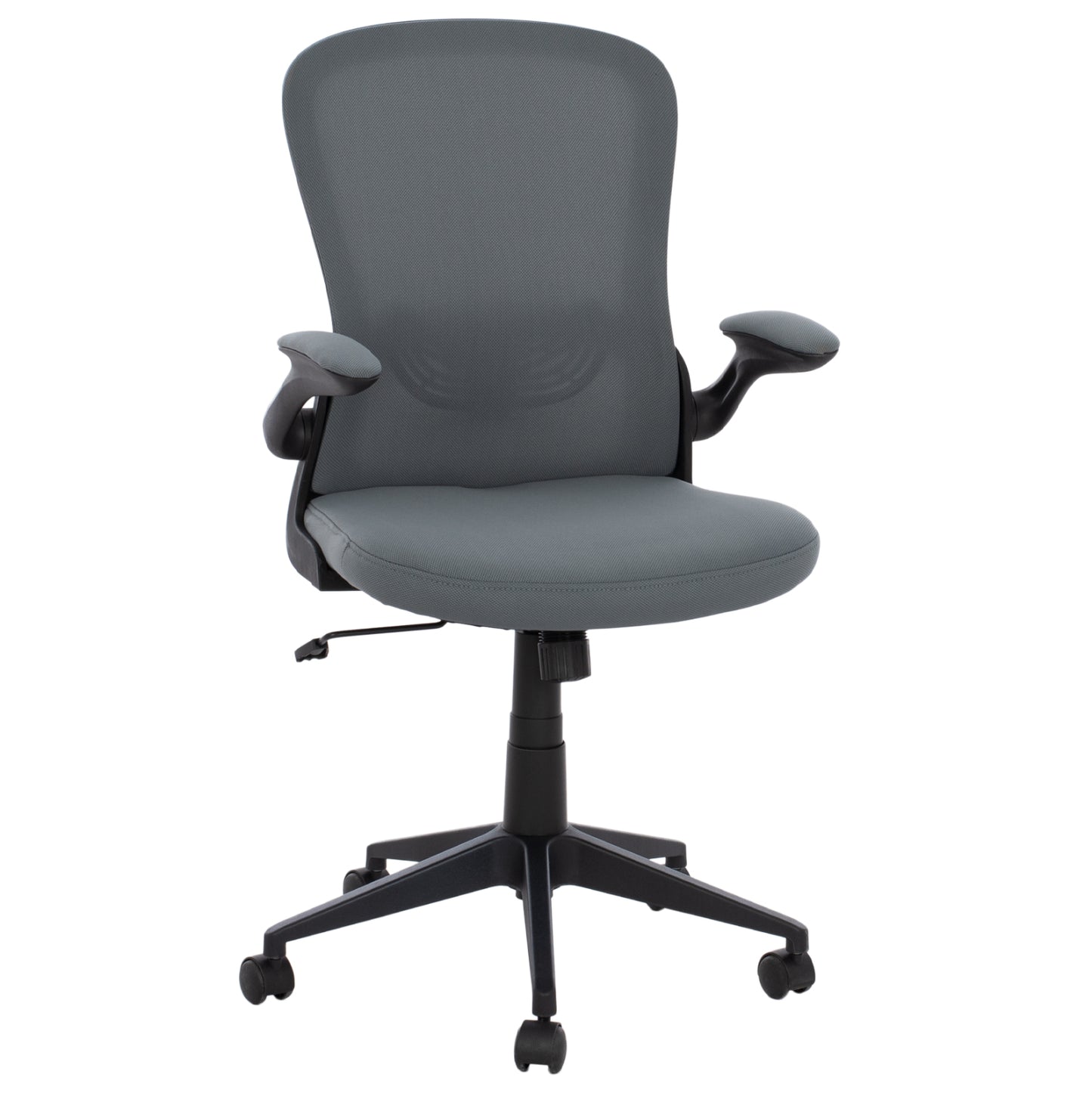 ΚΑΡΕΚΛΑ ΓΡΑΦΕΙΟΥ ELSIR ΜΑΥΡΟΣ ΣΚΕΛΕΤΟΣ ΓΚΡΙ MESH 60x56x105