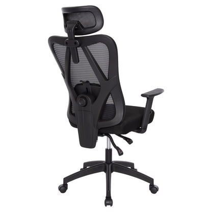 ΚΑΡΕΚΛΑ ΓΡΑΦΕΙΟΥ MEXER HM1195.01 ΜΑΥΡΟ MESH-PP ΒΑΣΗ 68x70x136Υεκ.