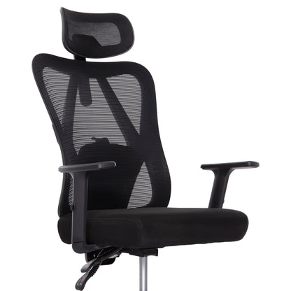 ΚΑΡΕΚΛΑ ΓΡΑΦΕΙΟΥ MEXER HM1195.01 ΜΑΥΡΟ MESH-PP ΒΑΣΗ 68x70x136Υεκ.