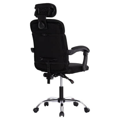 OFFICE CHAIR CRONER BLACK MESH METAL BASE 58x99x120
