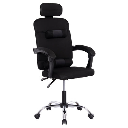 OFFICE CHAIR CRONER BLACK MESH METAL BASE 58x99x120