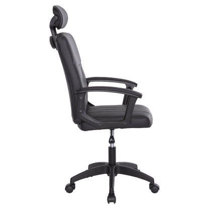 ΚΑΡΕΚΛΑ ΓΡΑΦΕΙΟΥ NIMBLE HM1199.01 ΜΑΥΡΟ PVC-ΜΑΥΡΟΣ ΣΚΕΛΕΤΟΣ & ΒΑΣΗ 59x64x122Υεκ