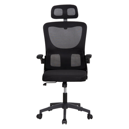 ΚΑΡΕΚΛΑ ΓΡΑΦΕΙΟΥ KESI ΜΑΥΡO MESH & PP 61x62x125