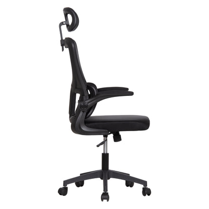ΚΑΡΕΚΛΑ ΓΡΑΦΕΙΟΥ KESI ΜΑΥΡO MESH & PP 61x62x125