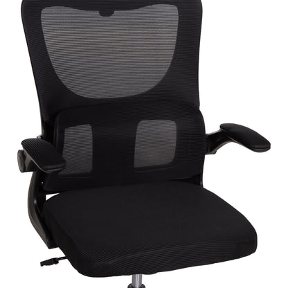 ΚΑΡΕΚΛΑ ΓΡΑΦΕΙΟΥ KESI ΜΑΥΡO MESH & PP 61x62x125