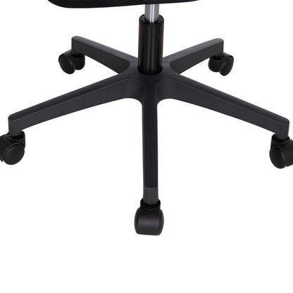 ΚΑΡΕΚΛΑ ΓΡΑΦΕΙΟΥ KESI ΜΑΥΡO MESH & PP 61x62x125