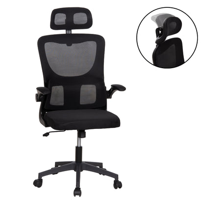 ΚΑΡΕΚΛΑ ΓΡΑΦΕΙΟΥ KESI ΜΑΥΡO MESH & PP 61x62x125