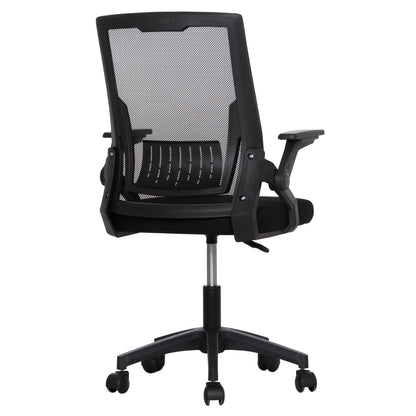 ΚΑΡΕΚΛΑ ΓΡΑΦΕΙΟΥ ZENITH PP & MESH ΥΦΑΣΜΑ-ΜΑΥΡΟ 58x55x100