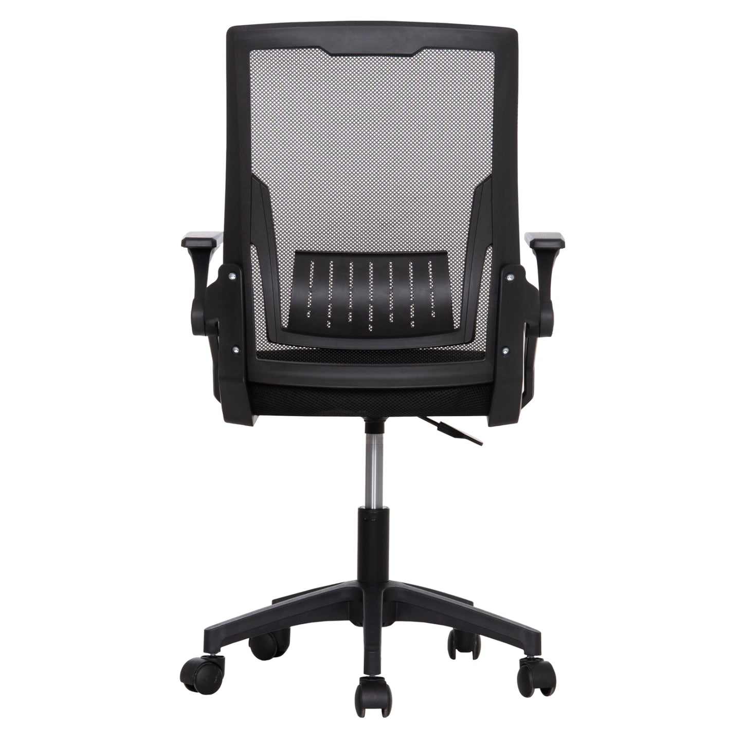 ΚΑΡΕΚΛΑ ΓΡΑΦΕΙΟΥ ZENITH PP & MESH ΥΦΑΣΜΑ-ΜΑΥΡΟ 58x55x100