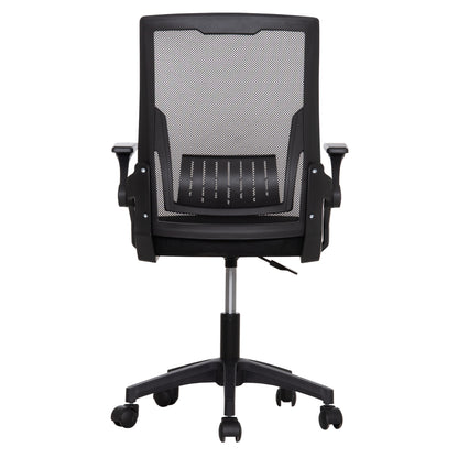 ΚΑΡΕΚΛΑ ΓΡΑΦΕΙΟΥ ZENITH PP & MESH ΥΦΑΣΜΑ-ΜΑΥΡΟ 58x55x100