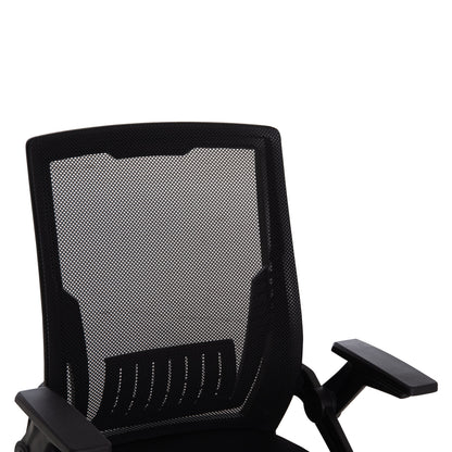 ΚΑΡΕΚΛΑ ΓΡΑΦΕΙΟΥ ZENITH PP & MESH ΥΦΑΣΜΑ-ΜΑΥΡΟ 58x55x100