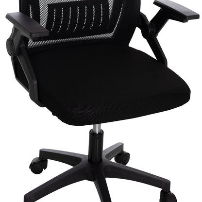 ΚΑΡΕΚΛΑ ΓΡΑΦΕΙΟΥ ZENITH PP & MESH ΥΦΑΣΜΑ-ΜΑΥΡΟ 58x55x100